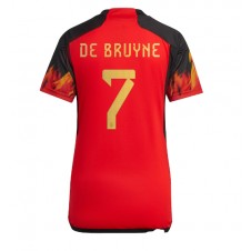 Belgia Kevin De Bruyne #7 Hjemmedrakt Kvinner VM 2022 Kortermet
